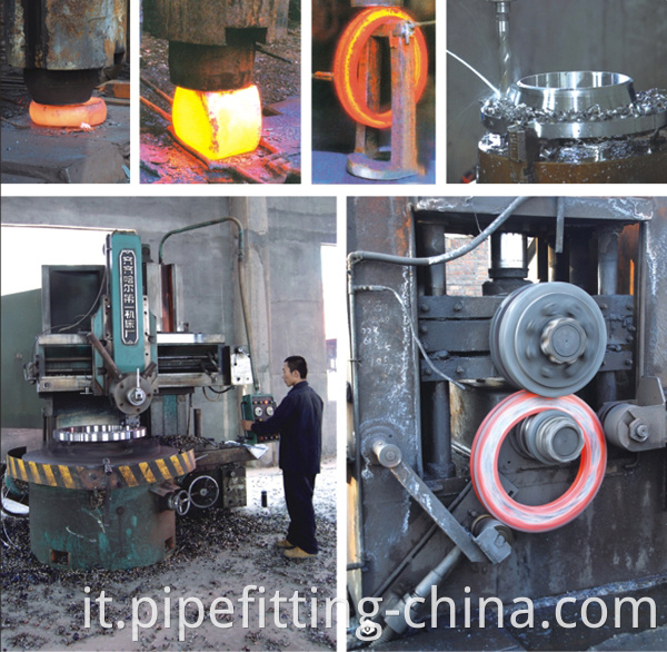 Flange production